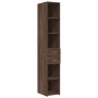 Narrow engineered wood wardrobe in brown oak, 30x42.5x225 cm by , Sideboards - Ref: Foro24-3281272, Price: 134,94 €, Discount: %