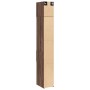 Narrow engineered wood wardrobe in brown oak, 30x42.5x225 cm by , Sideboards - Ref: Foro24-3281272, Price: 134,94 €, Discount: %