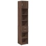 Narrow brown oak wood engineered wardrobe 40x42.5x225 cm by , Sideboards - Ref: Foro24-3281279, Price: 179,99 €, Discount: %