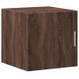 Narrow brown oak wood engineered wardrobe 40x42.5x225 cm by , Sideboards - Ref: Foro24-3281279, Price: 179,99 €, Discount: %