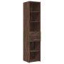 Narrow brown oak wood engineered wardrobe 40x42.5x225 cm by , Sideboards - Ref: Foro24-3281279, Price: 179,99 €, Discount: %