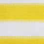 Yellow and white HDPE balcony awning 120x600 cm by vidaXL, Umbrellas - Ref: Foro24-310883, Price: 16,79 €, Discount: %