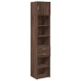 Narrow engineered wood wardrobe in brown oak, 45x42.5x225 cm by , Sideboards - Ref: Foro24-3281300, Price: 172,63 €, Discount: %