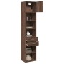 Armario estrecho madera ingeniería marrón roble 45x42,5x225 cm de , Aparadores - Ref: Foro24-3281300, Precio: 172,63 €, Descu...