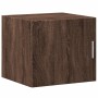 Narrow engineered wood wardrobe in brown oak, 45x42.5x225 cm by , Sideboards - Ref: Foro24-3281300, Price: 172,63 €, Discount: %