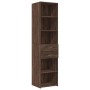 Narrow engineered wood wardrobe in brown oak, 45x42.5x225 cm by , Sideboards - Ref: Foro24-3281300, Price: 172,63 €, Discount: %