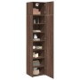 Narrow engineered wood wardrobe in brown oak, 45x42.5x225 cm by , Sideboards - Ref: Foro24-3281293, Price: 193,91 €, Discount: %