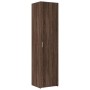 Narrow engineered wood wardrobe in brown oak, 45x42.5x225 cm by , Sideboards - Ref: Foro24-3281293, Price: 193,91 €, Discount: %