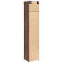 Narrow engineered wood wardrobe in brown oak, 45x42.5x225 cm by , Sideboards - Ref: Foro24-3281293, Price: 193,91 €, Discount: %