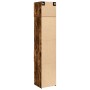 Narrow smoked oak veneer wood cabinet 45x42.5x225 cm by , Sideboards - Ref: Foro24-3281298, Price: 167,56 €, Discount: %