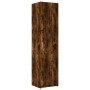 Narrow smoked oak veneer wood cabinet 45x42.5x225 cm by , Sideboards - Ref: Foro24-3281291, Price: 188,69 €, Discount: %