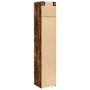 Narrow smoked oak veneer wood cabinet 45x42.5x225 cm by , Sideboards - Ref: Foro24-3281291, Price: 188,69 €, Discount: %