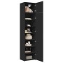 Narrow black engineered wood wardrobe 50x42.5x225 cm by , Sideboards - Ref: Foro24-3281302, Price: 207,58 €, Discount: %