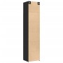 Narrow black engineered wood wardrobe 50x42.5x225 cm by , Sideboards - Ref: Foro24-3281302, Price: 207,58 €, Discount: %