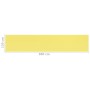 Yellow and white HDPE balcony awning 120x600 cm by vidaXL, Umbrellas - Ref: Foro24-310883, Price: 16,79 €, Discount: %