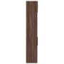 Narrow brown oak veneer wooden wardrobe 50x42.5x225 cm by , Sideboards - Ref: Foro24-3281314, Price: 180,99 €, Discount: %