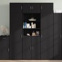 Engineered wood black wardrobe 70x42.5x225 cm by , Sideboards - Ref: Foro24-3281316, Price: 228,25 €, Discount: %