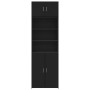 Engineered wood black wardrobe 70x42.5x225 cm by , Sideboards - Ref: Foro24-3281316, Price: 228,25 €, Discount: %