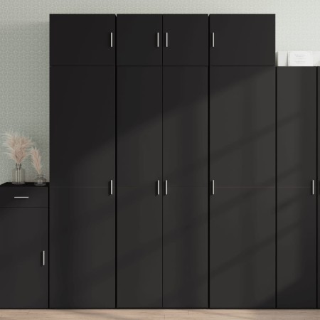 Schwarzer 70x42,5x225 cm großer Schrank aus Holzwerkstoff von , Sideboards - Ref: Foro24-3281323, Preis: 243,77 €, Rabatt: %