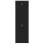 Engineered wood black wardrobe 70x42.5x225 cm by , Sideboards - Ref: Foro24-3281323, Price: 230,36 €, Discount: %