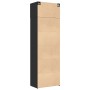 Engineered wood black wardrobe 70x42.5x225 cm by , Sideboards - Ref: Foro24-3281323, Price: 230,36 €, Discount: %