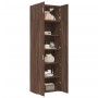 Wooden engineering brown oak wardrobe 70x42.5x225 cm by , Sideboards - Ref: Foro24-3281328, Price: 226,23 €, Discount: %