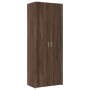 Wooden engineering brown oak wardrobe 70x42.5x225 cm by , Sideboards - Ref: Foro24-3281328, Price: 226,23 €, Discount: %