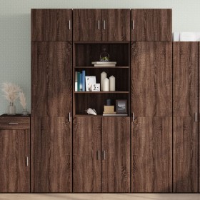 Wooden engineering brown oak wardrobe 70x42.5x225 cm by , Sideboards - Ref: Foro24-3281321, Price: 227,99 €, Discount: %