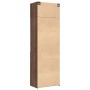 Armario de madera ingeniería marrón roble 70x42,5x225 cm de , Aparadores - Ref: Foro24-3281321, Precio: 227,12 €, Descuento: %