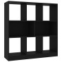 Black plywood bookcase shelf 97.5x29.5x100cm by vidaXL, Bookcases and shelves - Ref: Foro24-800172, Price: 74,15 €, Discount: %