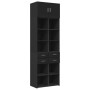 Engineered wood black wardrobe 70x42.5x225 cm by , Sideboards - Ref: Foro24-3281337, Price: 241,99 €, Discount: %