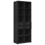 Engineered wood black wardrobe 70x42.5x225 cm by , Sideboards - Ref: Foro24-3281337, Price: 241,99 €, Discount: %