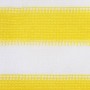 Toldo para balcón HDPE amarillo y blanco 90x300 cm de vidaXL, Sombrillas - Ref: Foro24-310876, Precio: 16,29 €, Descuento: %