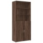 Armario de madera de ingeniería marrón roble 80x42,5x225 cm de , Aparadores - Ref: Foro24-3281349, Precio: 242,56 €, Descuent...