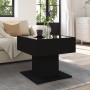 LED light center table in black engineered wood, 50x50x45 cm by , Coffee table - Ref: Foro24-847526, Price: 113,55 €, Discoun...