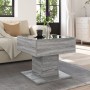 Center table and LED engineered wood in Sonoma gray, 50x50x45 cm by , Coffee table - Ref: Foro24-847530, Price: 113,67 €, Dis...