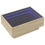 Mesa de centro y LED madera ingeniería roble Sonoma 70x50x30 cm de , Mesas de centro - Ref: Foro24-847513, Precio: 136,17 €, ...