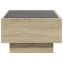 Mesa de centro y LED madera ingeniería roble Sonoma 70x50x30 cm de , Mesas de centro - Ref: Foro24-847513, Precio: 136,17 €, ...