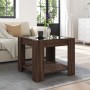 Center table and brown oak engineered wood LED 53x53x45 cm by , Coffee table - Ref: Foro24-847545, Price: 113,16 €, Discount: %