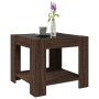 Center table and brown oak engineered wood LED 53x53x45 cm by , Coffee table - Ref: Foro24-847545, Price: 113,16 €, Discount: %