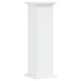 Plant stands made of white engineered wood 33x33x100 cm by , Pot stands - Ref: Foro24-852978, Price: 78,55 €, Discount: %