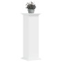 Plant stands made of white engineered wood 33x33x100 cm by , Pot stands - Ref: Foro24-852978, Price: 78,55 €, Discount: %