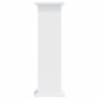 Plant stands made of white engineered wood 33x33x100 cm by , Pot stands - Ref: Foro24-852978, Price: 78,55 €, Discount: %