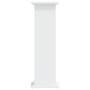 Plant stands made of white engineered wood 33x33x100 cm by , Pot stands - Ref: Foro24-852978, Price: 78,55 €, Discount: %