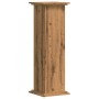 Soportes de planta madera ingeniería roble artisian 33x33x100cm de , Soportes para macetas - Ref: Foro24-852986, Precio: 66,5...