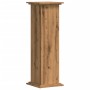 Soportes de planta madera ingeniería roble artisian 33x33x100cm de , Soportes para macetas - Ref: Foro24-852986, Precio: 66,5...