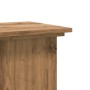 Soportes de planta madera ingeniería roble artisian 33x33x100cm de , Soportes para macetas - Ref: Foro24-852986, Precio: 66,5...