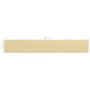 Beige HDPE balcony awning 75x500 cm by vidaXL, Umbrellas - Ref: Foro24-310910, Price: 21,99 €, Discount: %