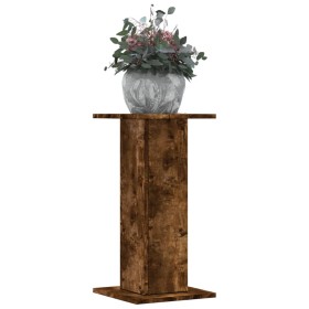 Soportes de plantas 2 uds madera roble ahumado 30x30x60 cm de , Soportes para macetas - Ref: Foro24-3307859, Precio: 53,99 €,...