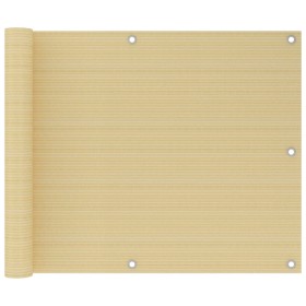 Toldo para balcón HDPE beige 75x300 cm de vidaXL, Sombrillas - Ref: Foro24-310908, Precio: 16,99 €, Descuento: %